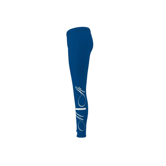 Women's M/A side logo leggings BLU