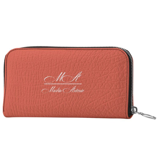 P.L. Leather Zip Purse