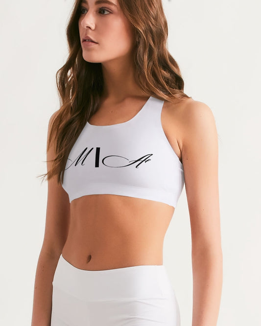 M\A Logo Women's Seamless Sports Bra