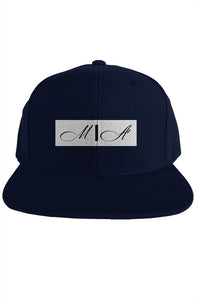 M/A Whte label Nvy premium snapback