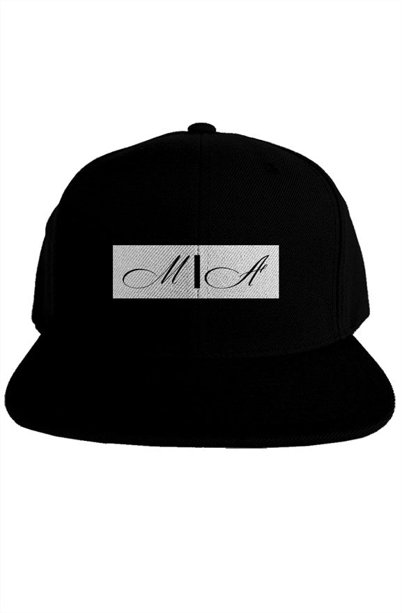 M/A Whte label Blk premium snapback