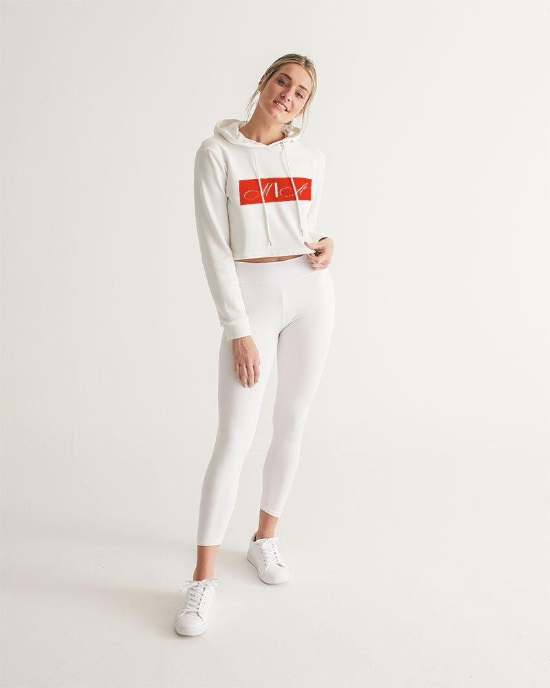 M\A Logo Women's Cropped Hoodie