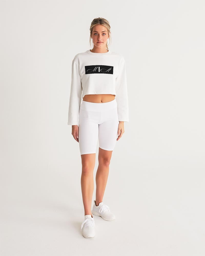 M\A Logo Women's Cropped Sweatshirt