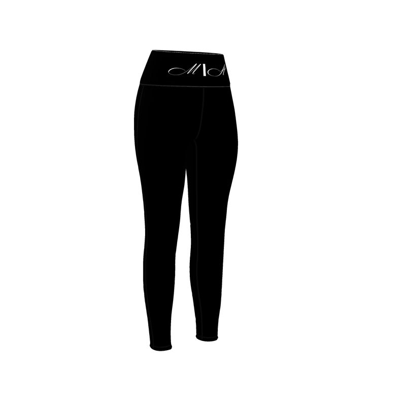 M/A Logo BLK Sports Leggings