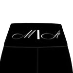 Load image into Gallery viewer, M/A Logo BLK Sports Leggings
