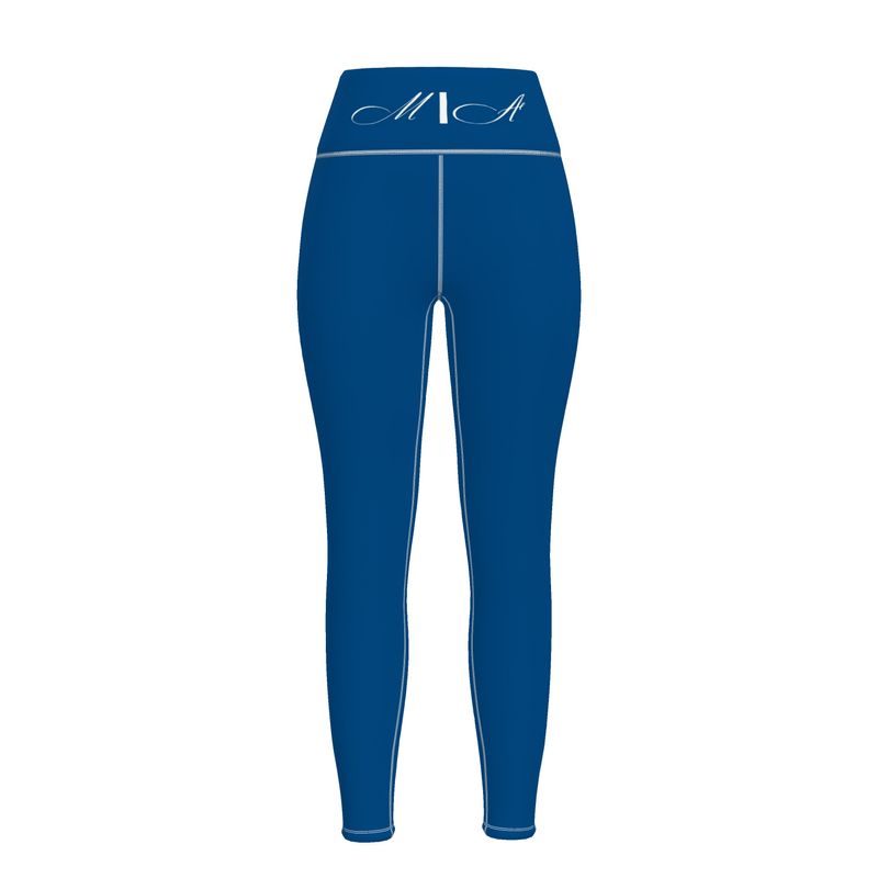 M/A Logo BLU Sports Leggings