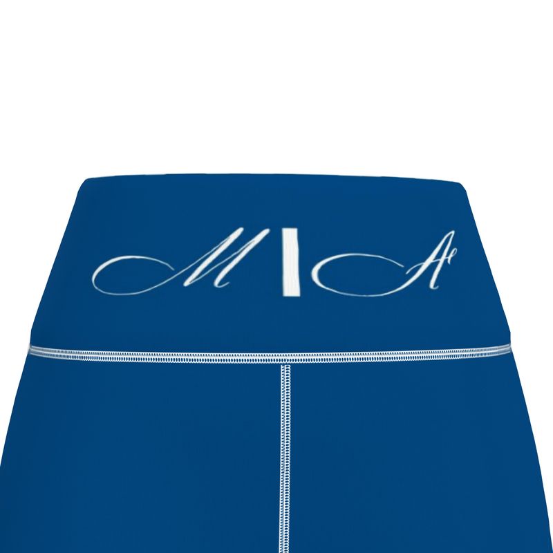 M/A Logo BLU Sports Leggings