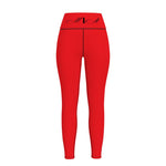 Load image into Gallery viewer, M/A Logo RED Sports Leggings
