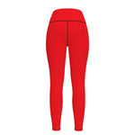 Load image into Gallery viewer, M/A Logo RED Sports Leggings
