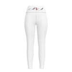 Load image into Gallery viewer, M/A Logo WHTE Sports Leggings
