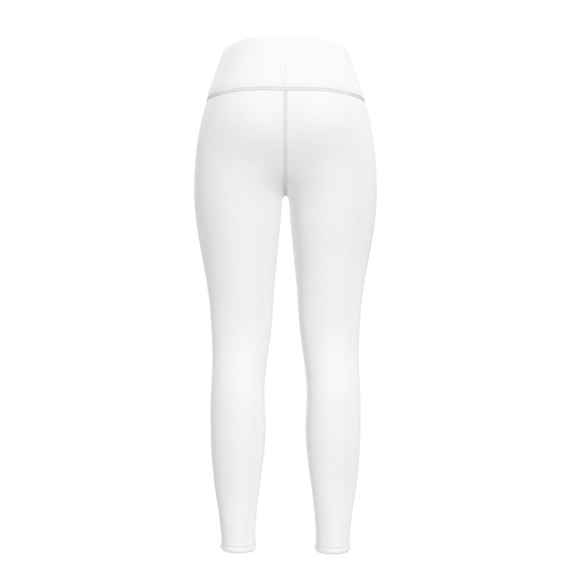 M/A Logo WHTE Sports Leggings