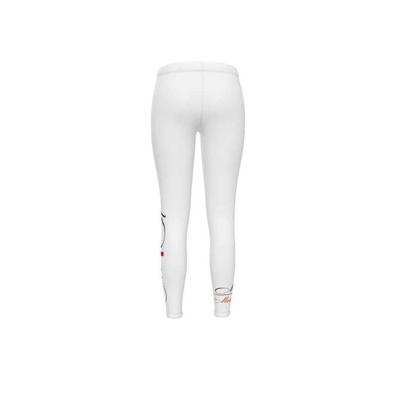 Women's M/A side logo leggings WHTE