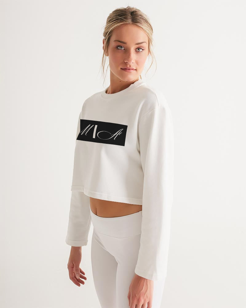 M\A Logo Women's Cropped Sweatshirt