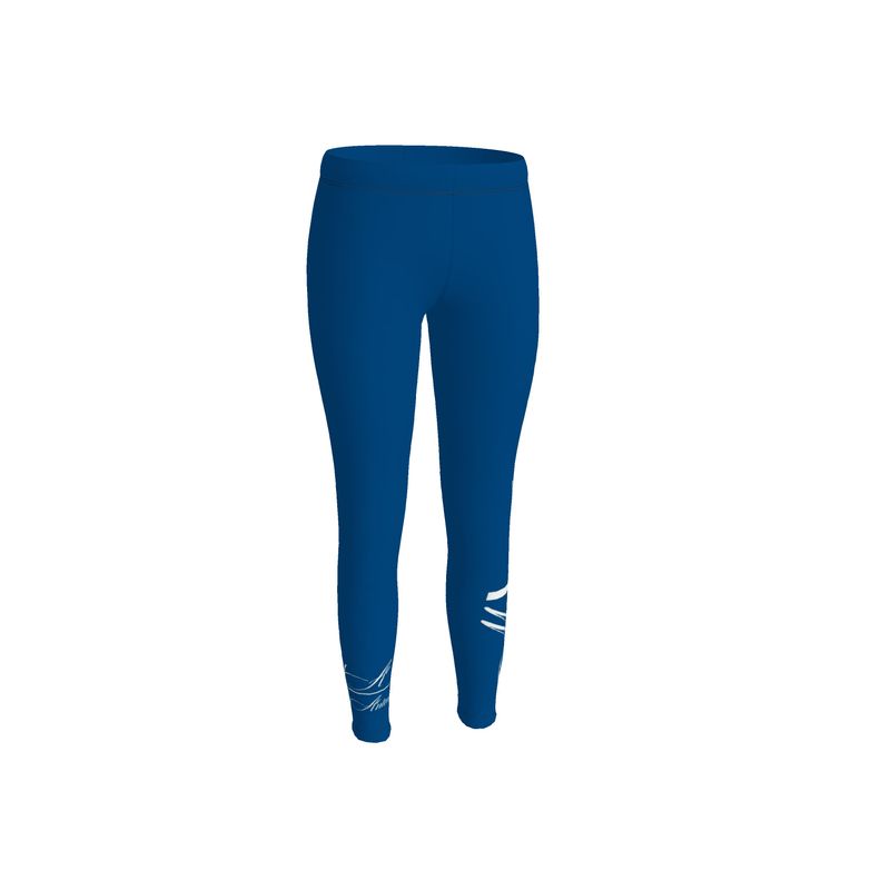 Women's M/A side logo leggings BLU