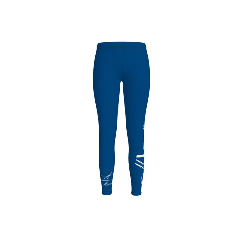 Women's M/A side logo leggings BLU