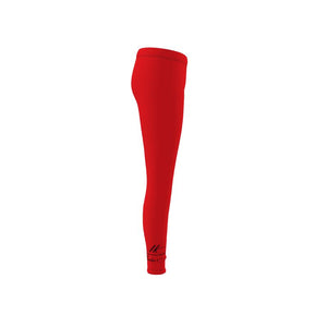 Women's M/A side logo leggings RED