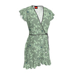 Load image into Gallery viewer, Hearts &amp; Ornaments Green Tea Dress
