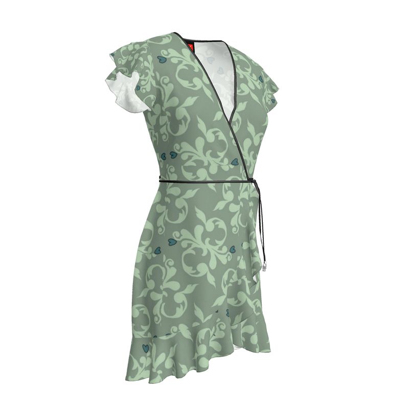 Hearts & Ornaments Green Tea Dress