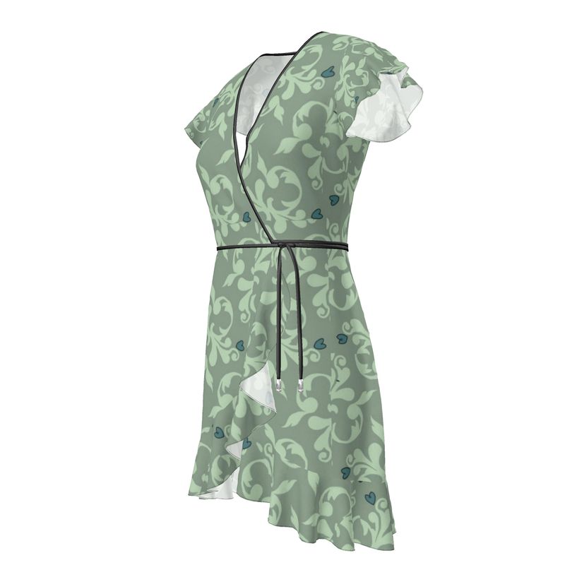 Hearts & Ornaments Green Tea Dress