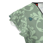 Load image into Gallery viewer, Hearts &amp; Ornaments Green Tea Dress
