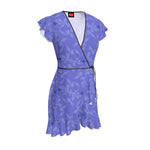 Load image into Gallery viewer, Hearts &amp; Ornaments Purple Tea Dress
