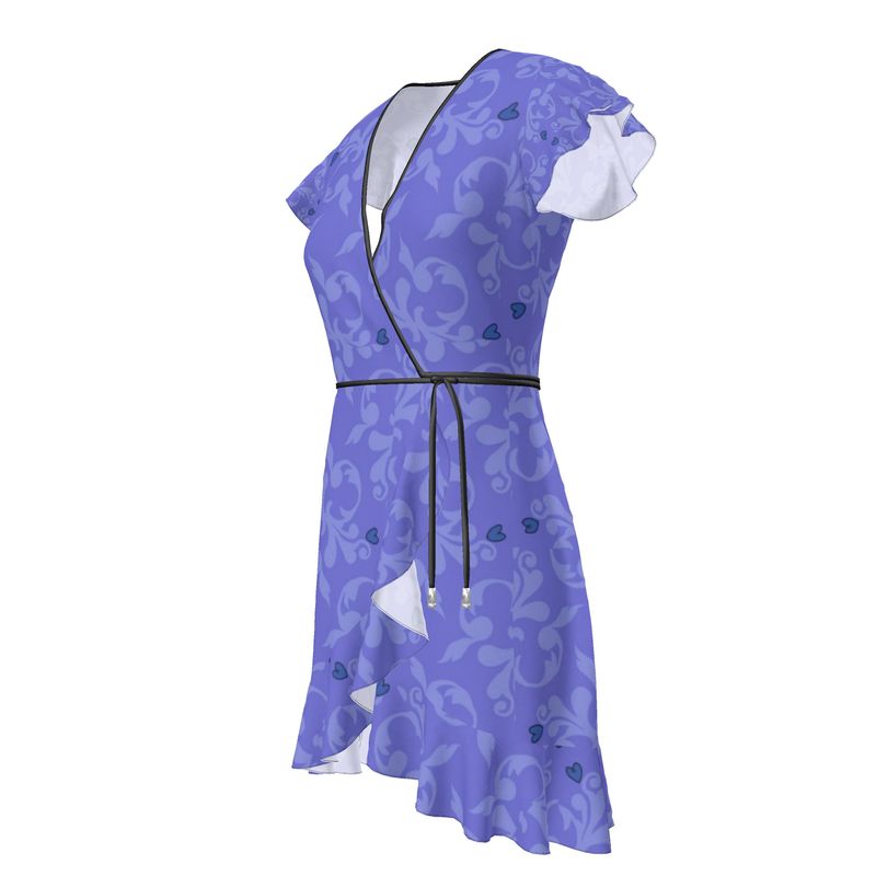 Hearts & Ornaments Purple Tea Dress