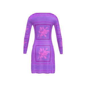 Neon Purple Paper Daisy Cardigan