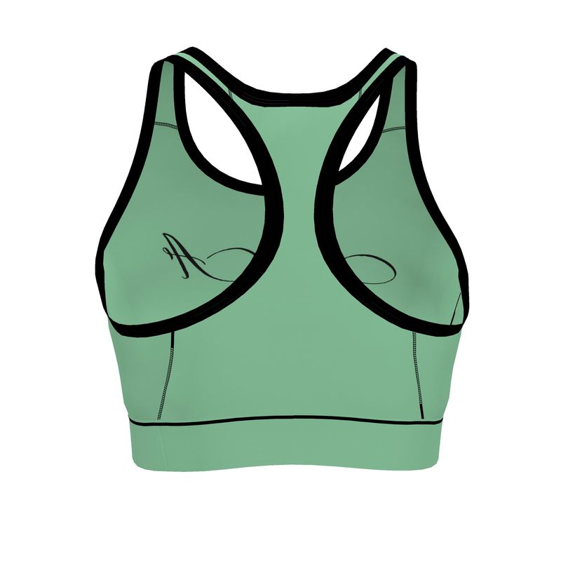 Women's Mint GRN Sports Bra