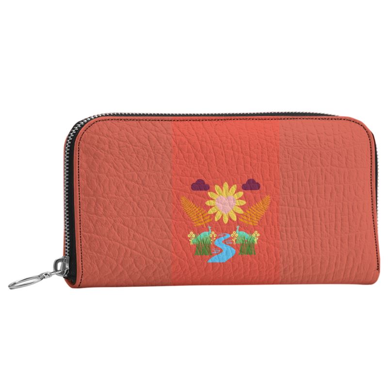 P.L. Leather Zip Purse