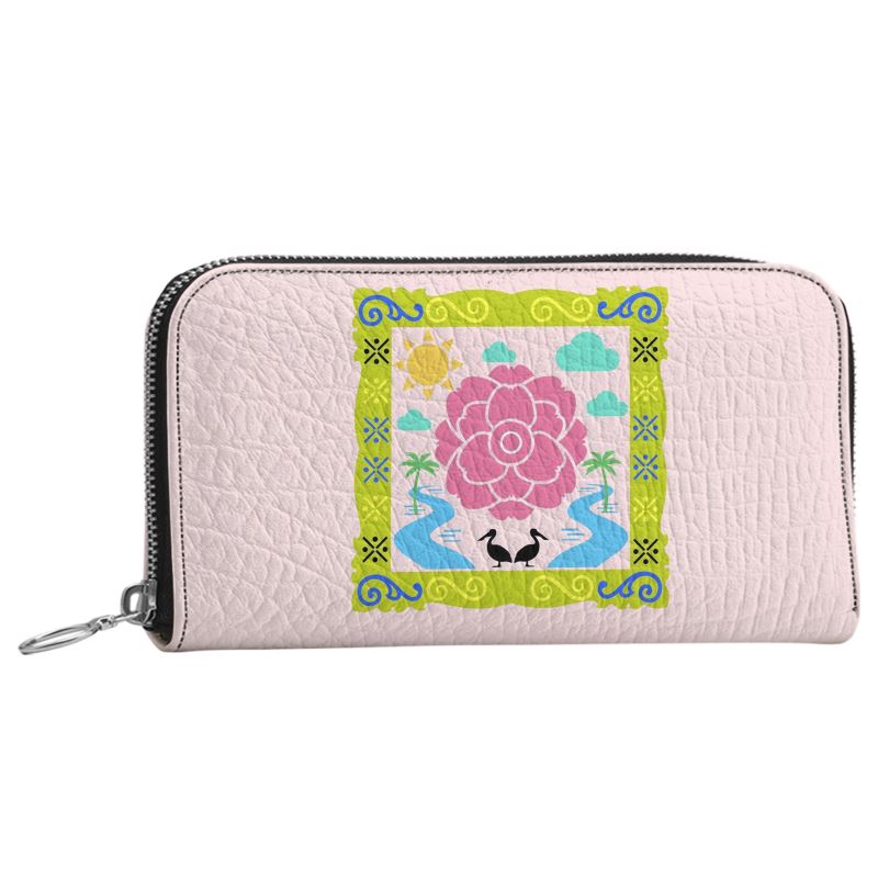 P.A.B.  Leather Zip Purse