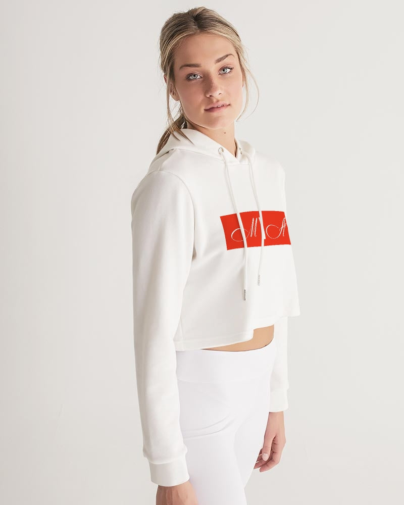 M\A Logo Women's Cropped Hoodie