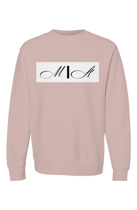 M\A Whte Label Premium Cross Grain Crewneck