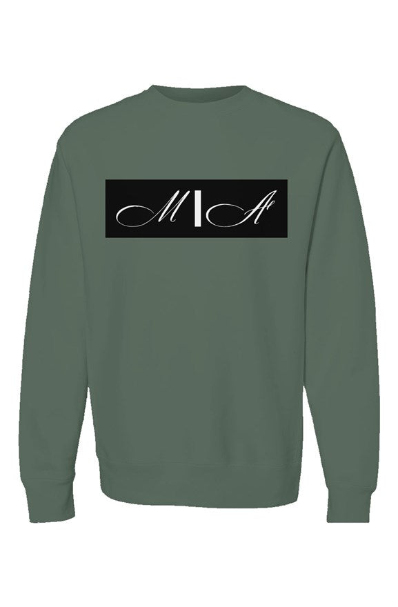 M\A Blk Label Premium Cross Grain Crewneck