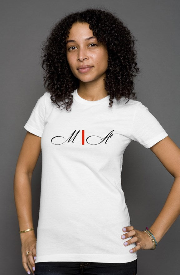 M\A Logo womens t shirt