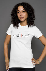 M\A Logo womens t shirt