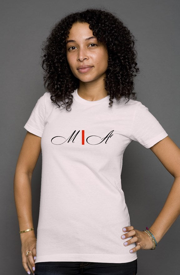 M\A Logo womens t shirt