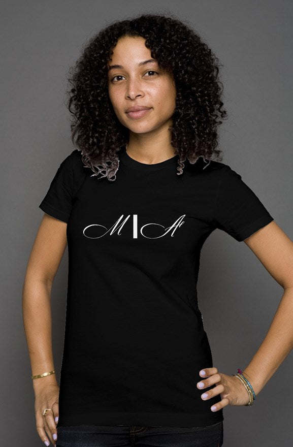 M\A Logo womens t shirt