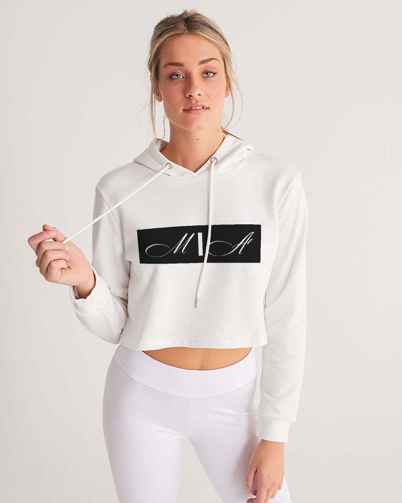 M\A Logo Women's Cropped Hoodie