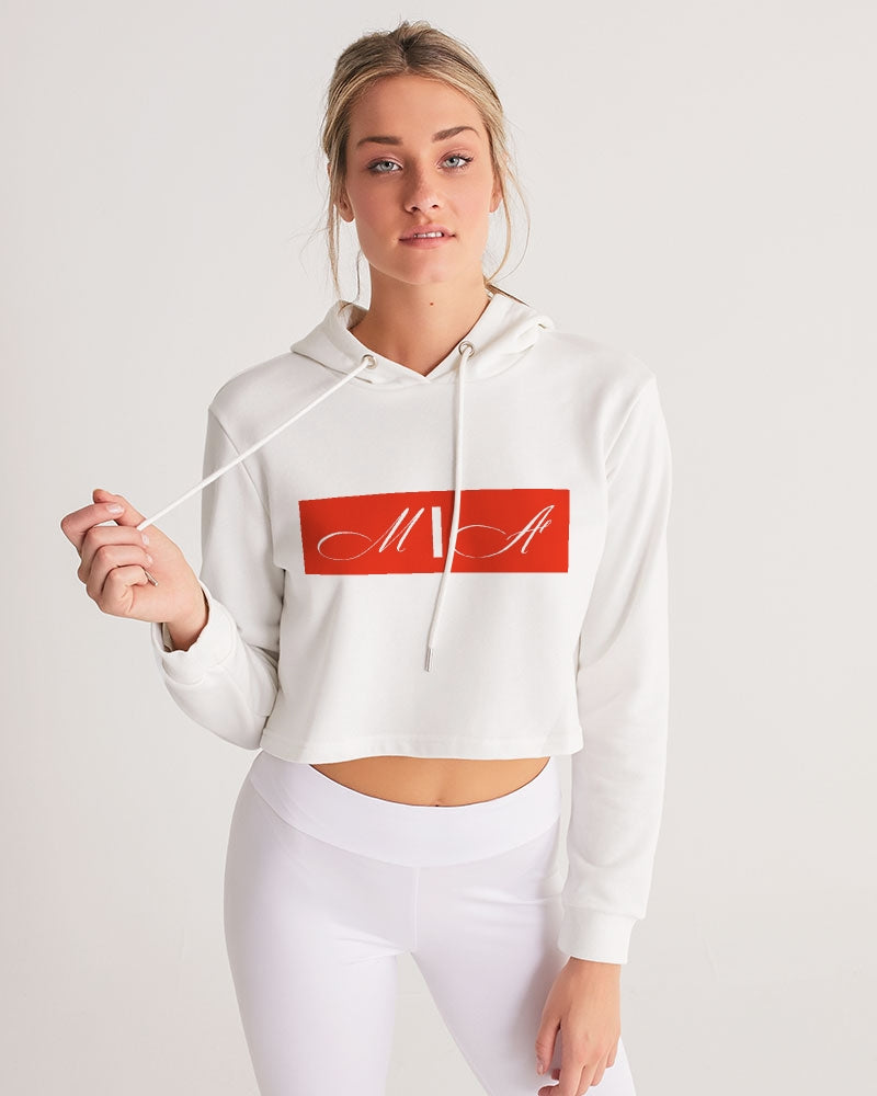 M\A Logo Women's Cropped Hoodie