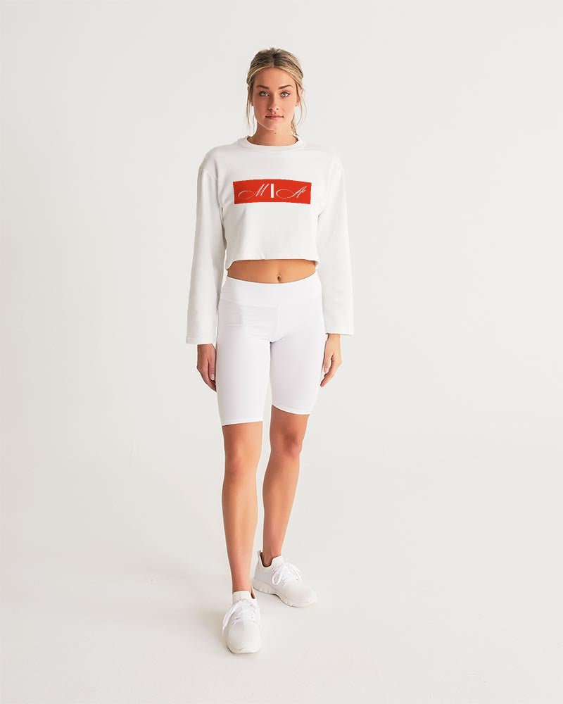 M\A Logo Women's Cropped Sweatshirt