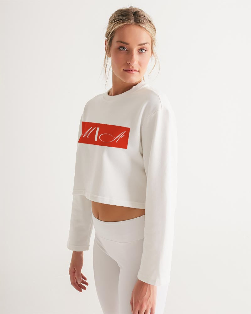 M\A Logo Women's Cropped Sweatshirt