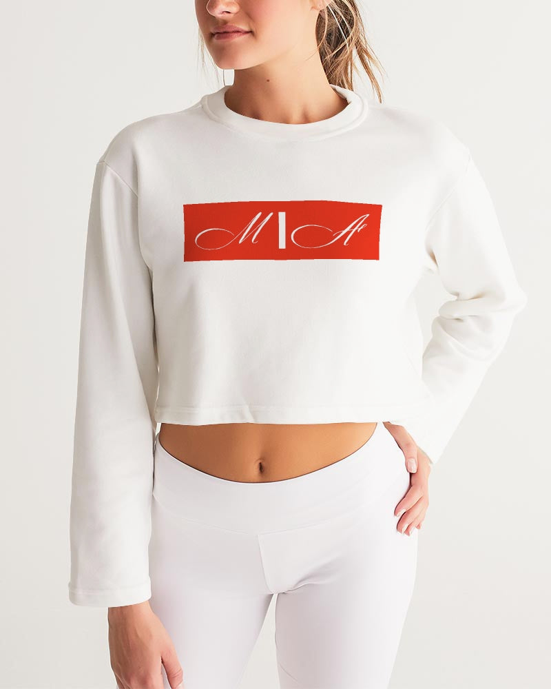 M\A Logo Women's Cropped Sweatshirt